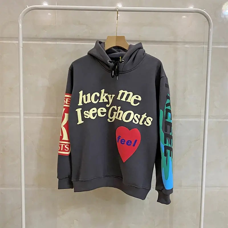 ‘I See Ghosts’ Ye Hoody - Dockside