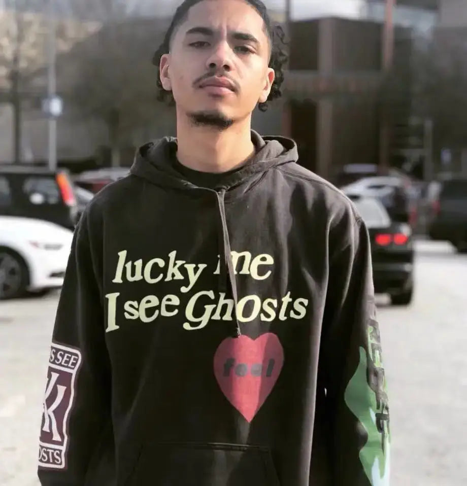 ‘I See Ghosts’ Ye Hoody - Dockside