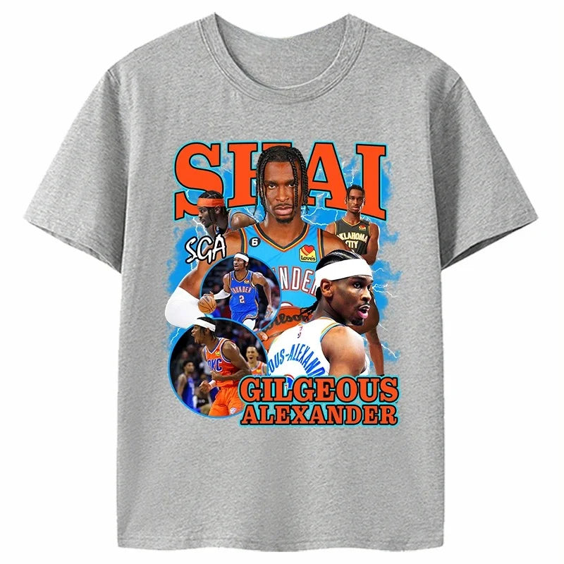 Shai Gilgeous-Alexander T-Shirt – Unique Custom Basketball Design