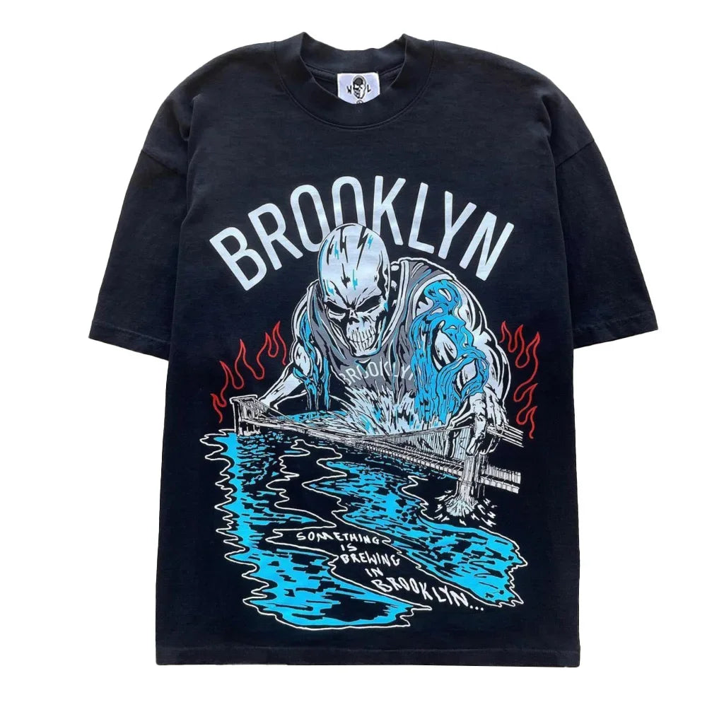 Brooklyn Nets T-Shirt – Custom Dual Designs Celebrating Iconic Players