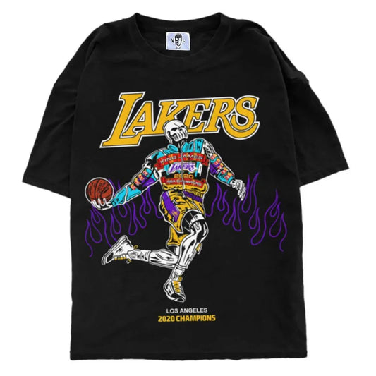 LA Lakers-Inspired T-Shirt – Unique Custom Basketball Design