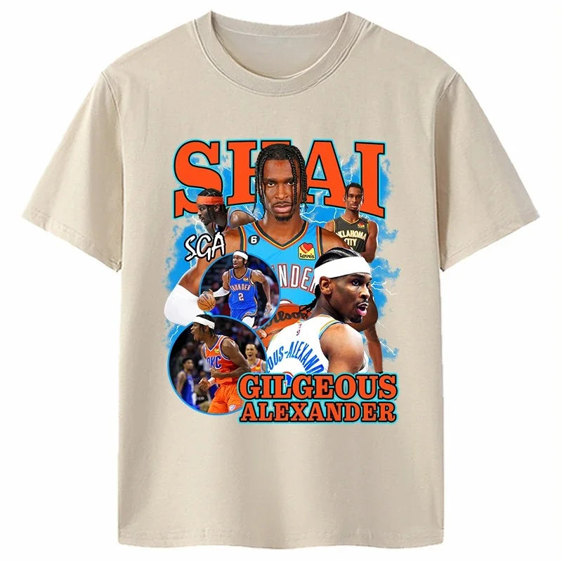 Shai Gilgeous-Alexander T-Shirt – Unique Custom Basketball Design