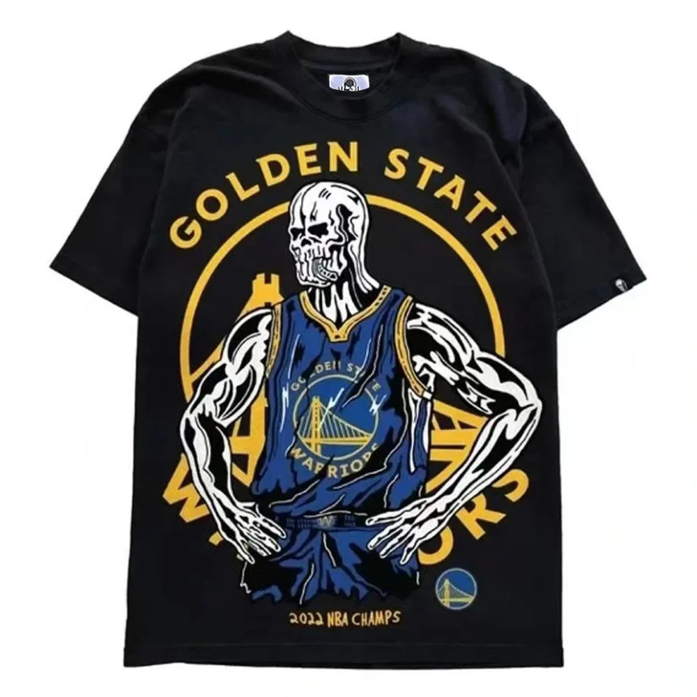 Golden State Warriors T-Shirt – Unique Dual Designs Celebrating Championship Wins