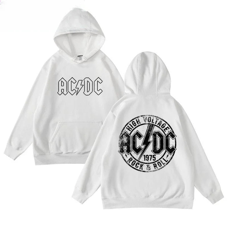 High Voltage AC/DC-Inspired Hoody – Custom Design Tribute to Rock Legends