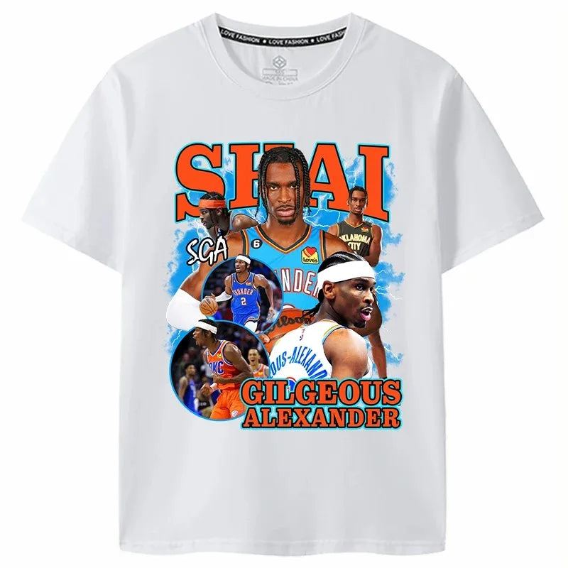 Shai Gilgeous-Alexander T-Shirt – Unique Custom Basketball Design