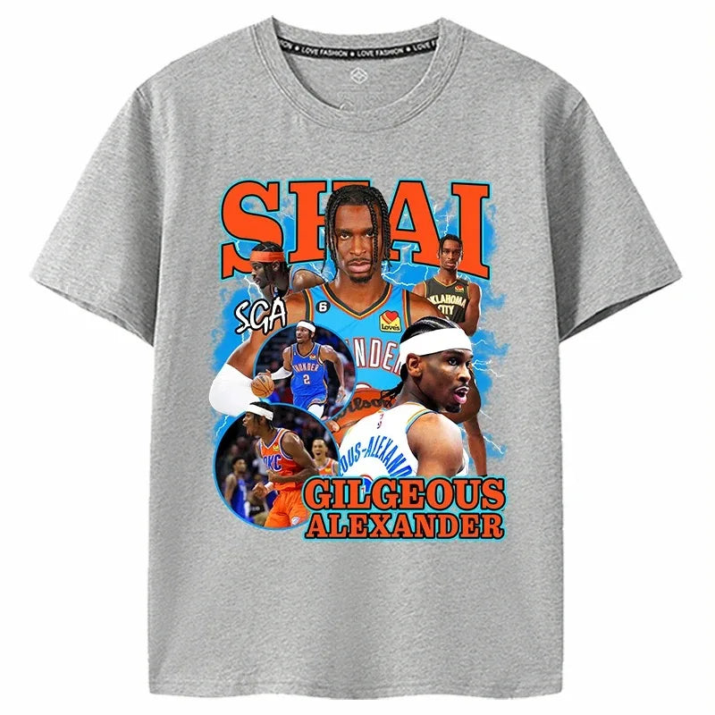 Shai Gilgeous-Alexander T-Shirt – Unique Custom Basketball Design