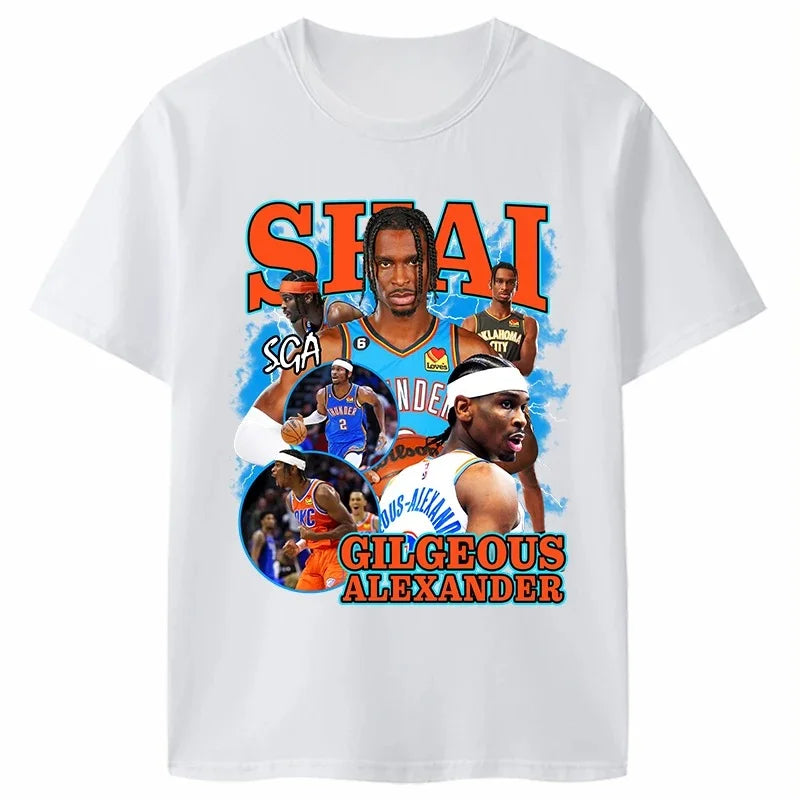 Shai Gilgeous-Alexander T-Shirt – Unique Custom Basketball Design