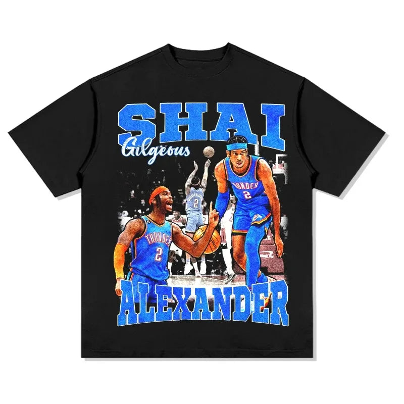 Shai Gilgeous-Alexander T-Shirt – Unique Custom Basketball Design