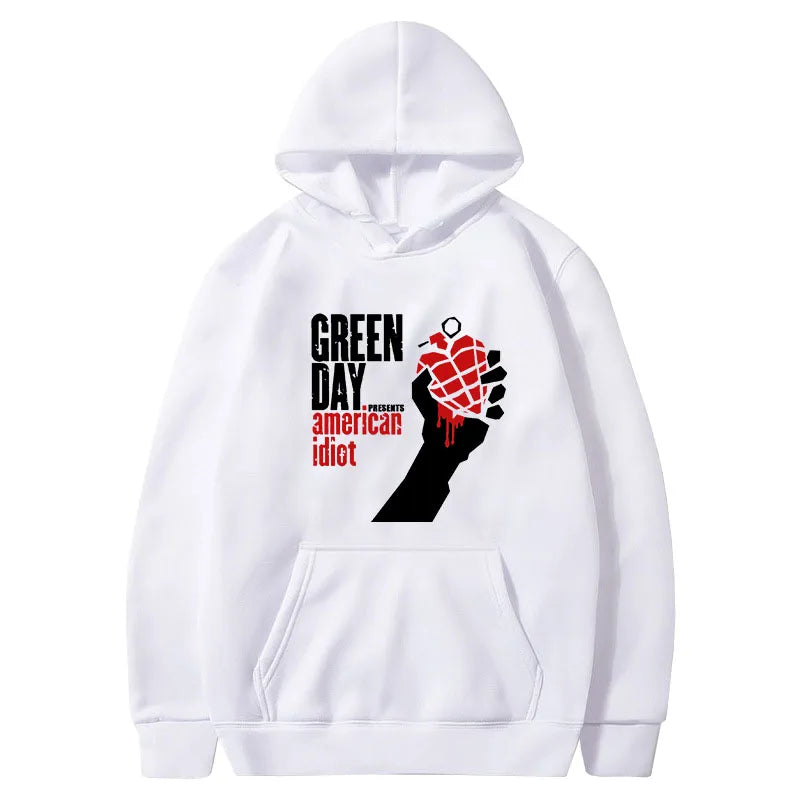 American Idiot Green Day Hoody – Custom Design Featuring Billie Joe Armstrong Inspiration