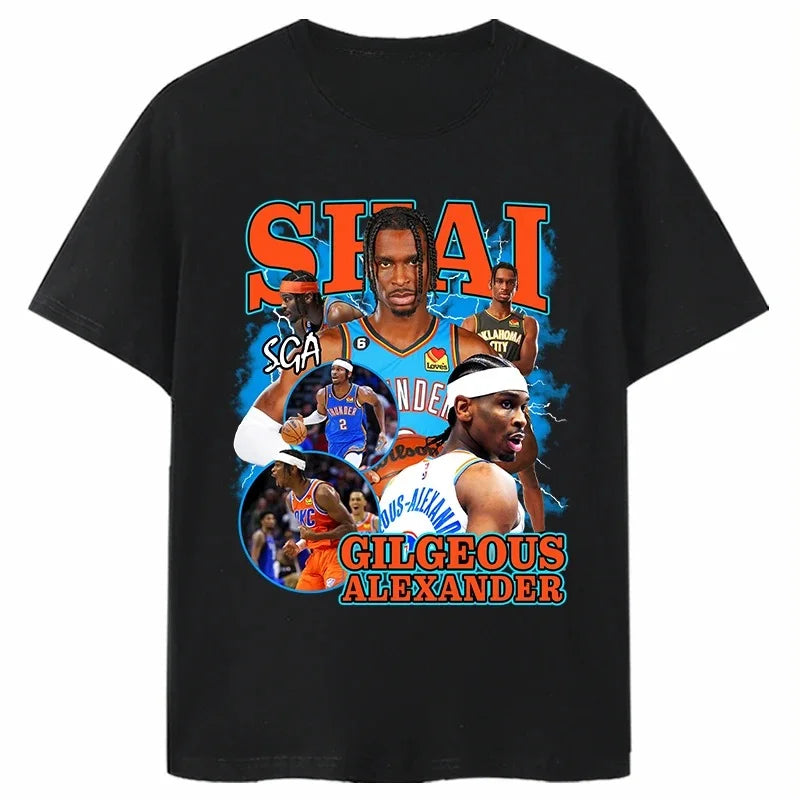 Shai Gilgeous-Alexander T-Shirt – Unique Custom Basketball Design