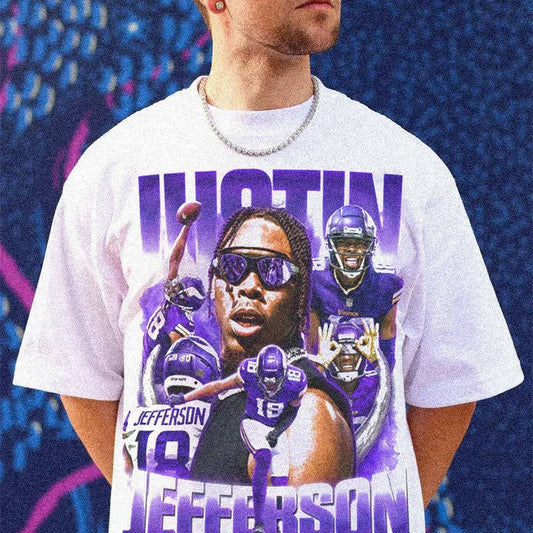 Jettison Justin Jefferson T-Shirt – NFL Fan Apparel