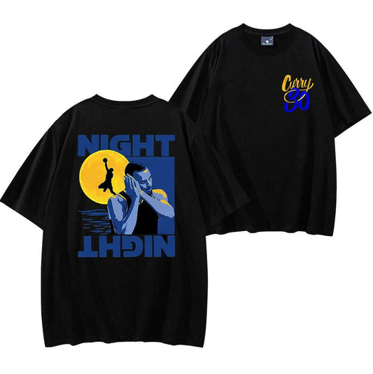 Night Night Stephen Curry T-Shirt – Basketball Fan Gear black