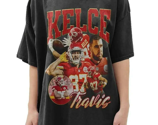 Big Yeti Travis Kelce Retro T-Shirt – Chiefs Fan Apparel